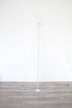 6ft Tree Light Outdoor w/ Star - Warm White