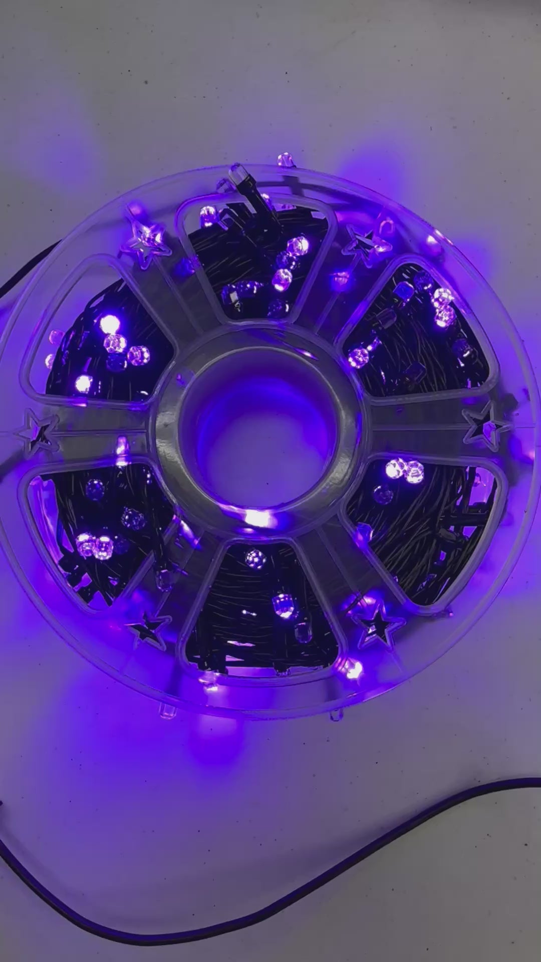 300 LED String Light Super Bright Roll - Purple
