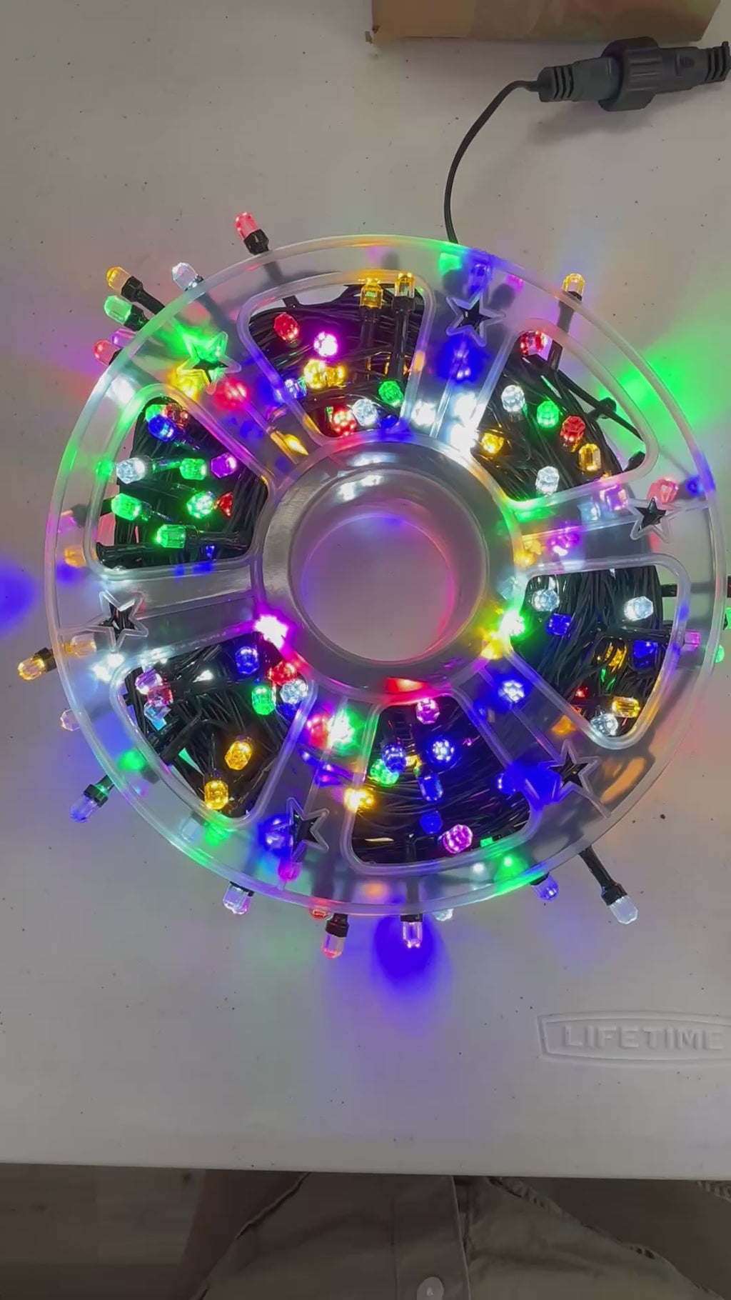 300 LED String Light Super Bright Roll - Multicolor