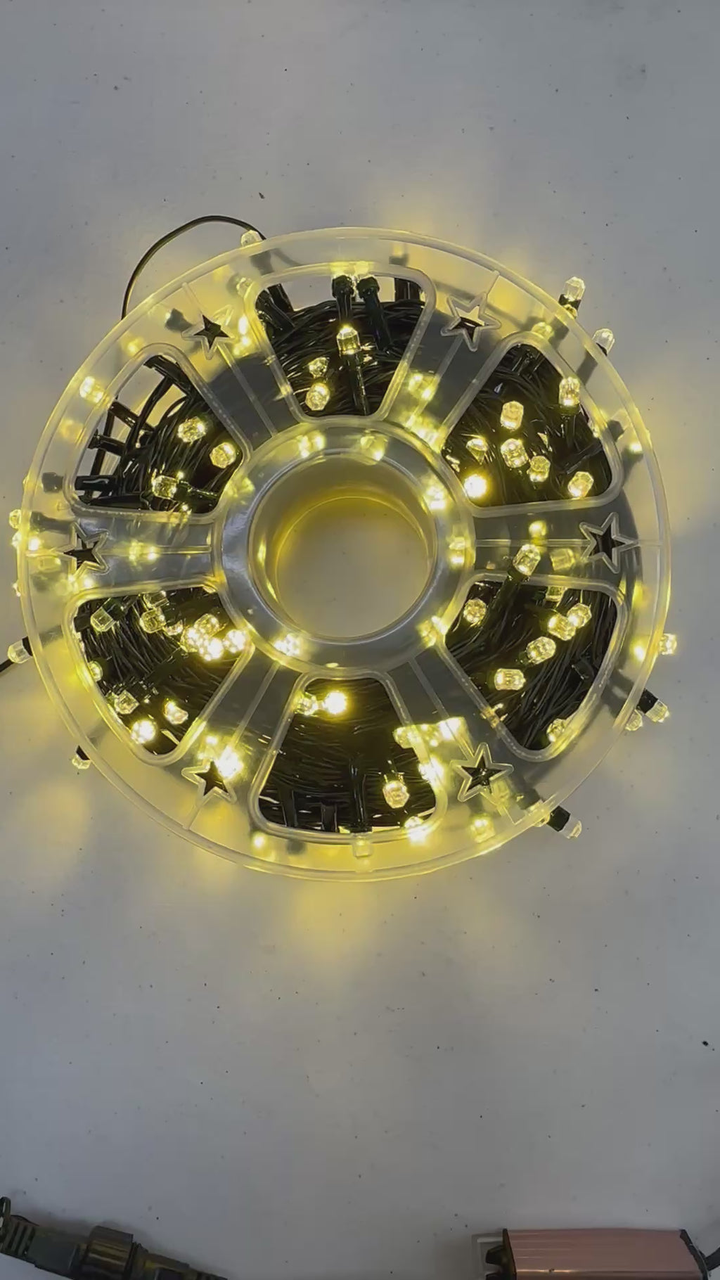 300 LED String Light Super Bright Roll - Warm White