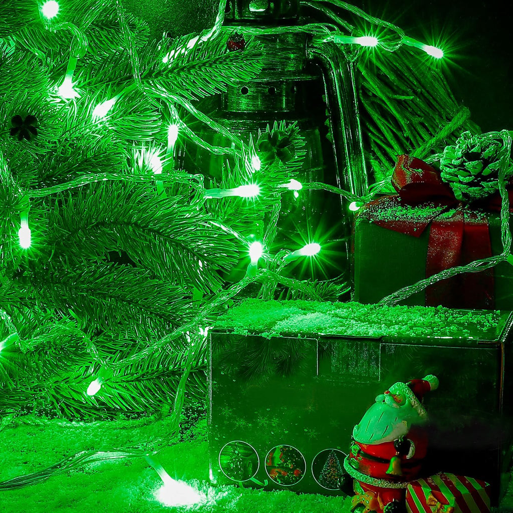 100 LED Super Bright String Lights, Green
