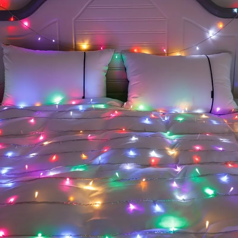 100 LED Super Bright String Lights, Multicolor