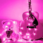 100 LED Super Bright String Lights, Pink