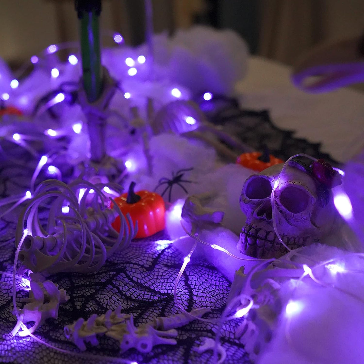 100 LED Super Bright String Lights, Purple