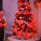 100 LED Super Bright String Lights, Red