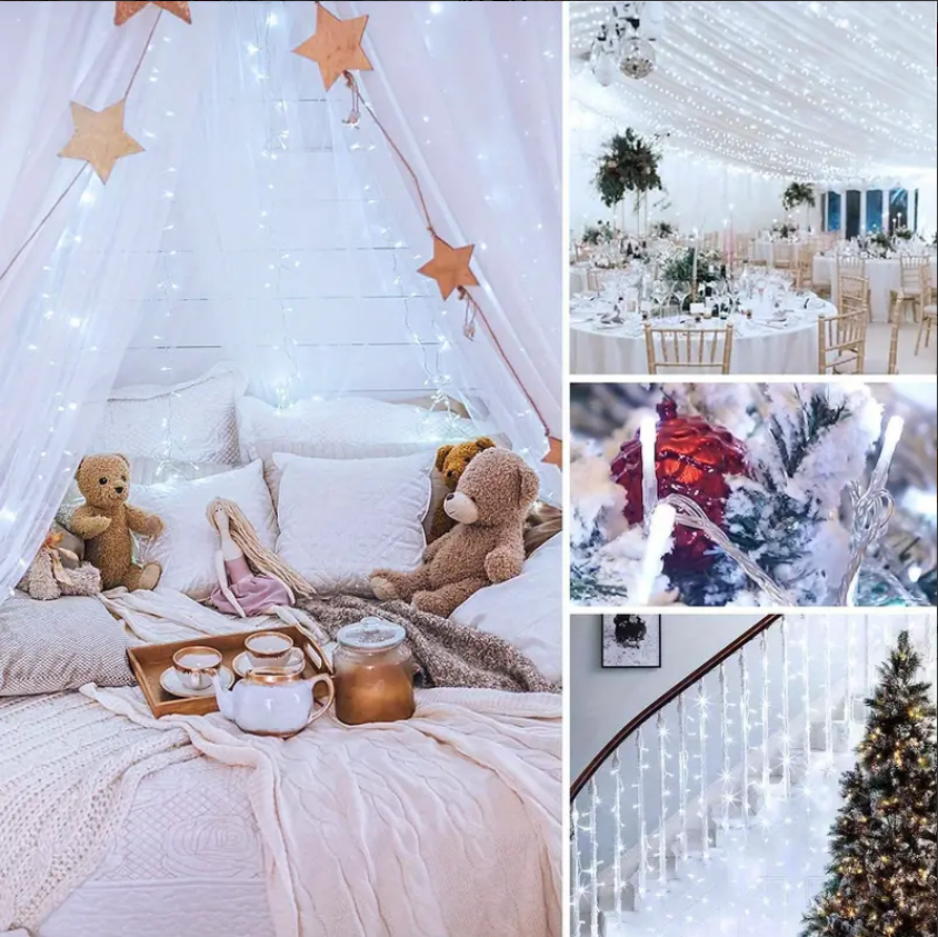 100 LED Super Bright String Lights, White