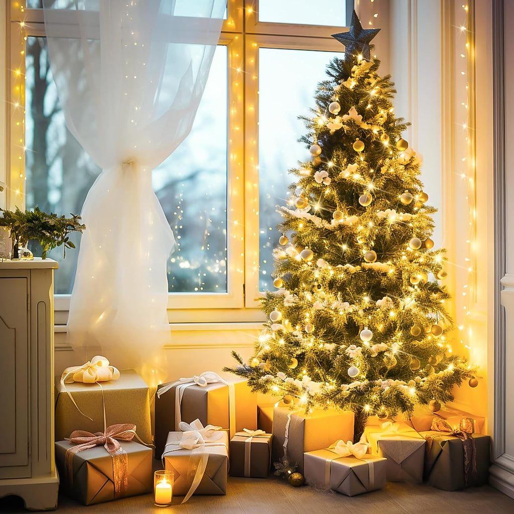 100 LED Super Bright String Lights, Yellow