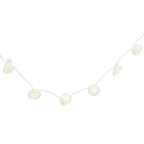 20 LED 5MM Lights with PE Rose Flowers - Warm White