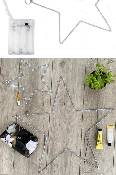 Lighted Star Frame - Battery Operated