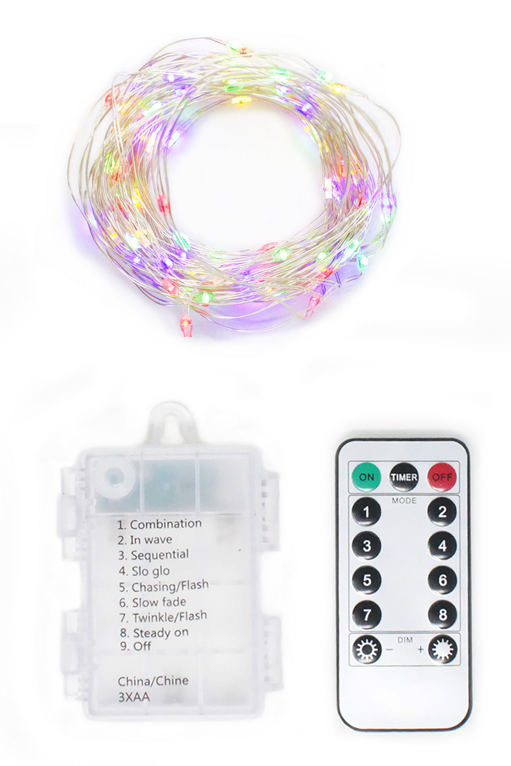 100 LED String Light Battery Operated with Remote – Perfect Holiday