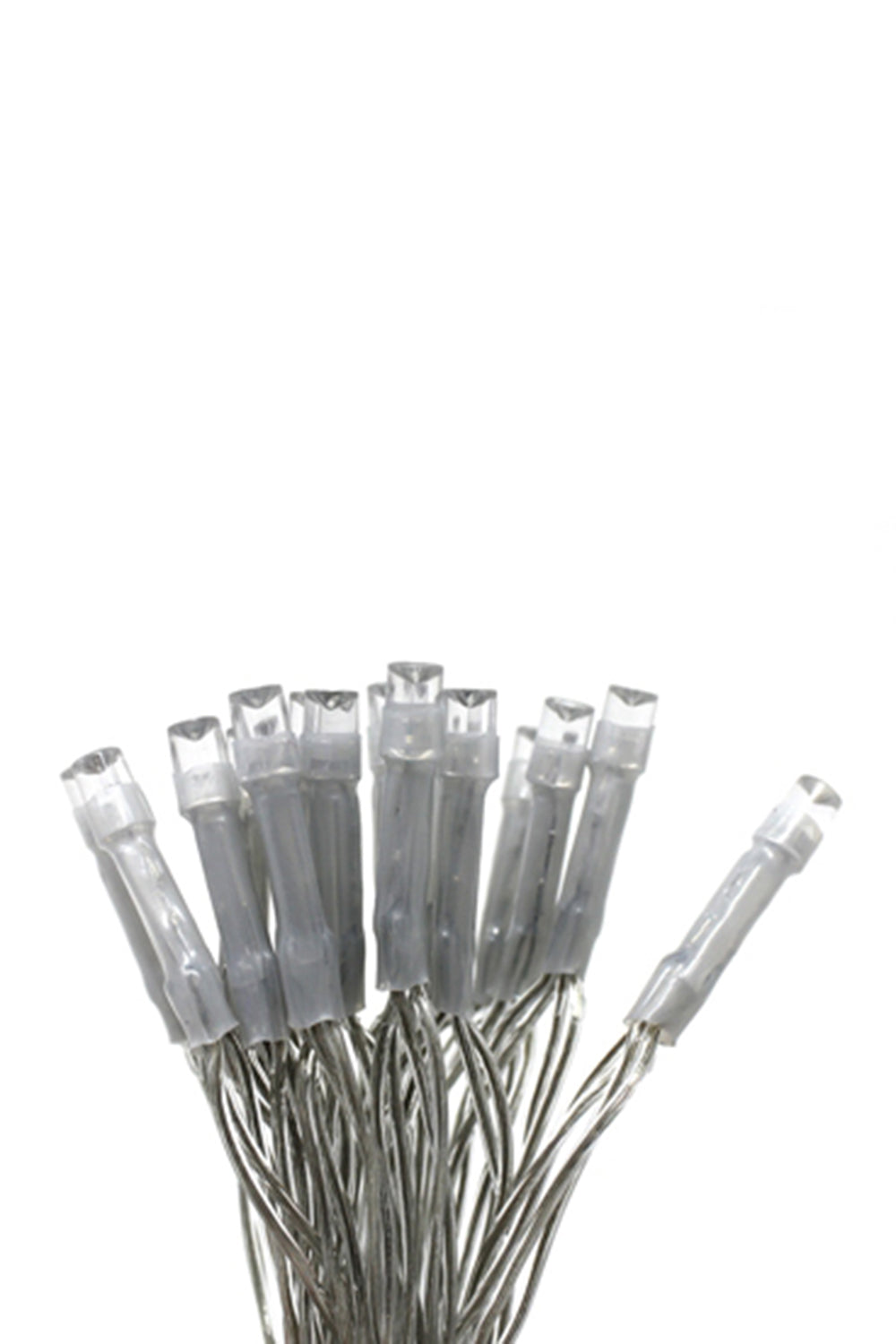 Multicolor 30 LED Clear Cable String Lights - Battery Operated