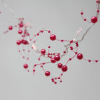 Holiday Decoration 20 LED Pearl Cluster Beads String Lights - Battery Operated