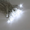 Holiday Home Decor 30 LED Clear Cable String Lights with Timer - Battery Operated