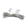12' 30 LED Clear Cable String Lights with Timer - Battery Operated