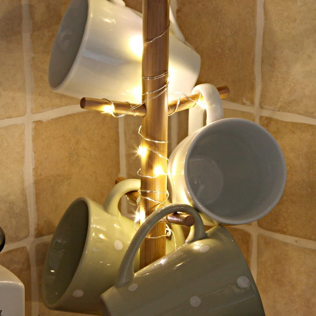Elevate Your Room 50 LED Silver Copper Fairy Lights - Battery Operated