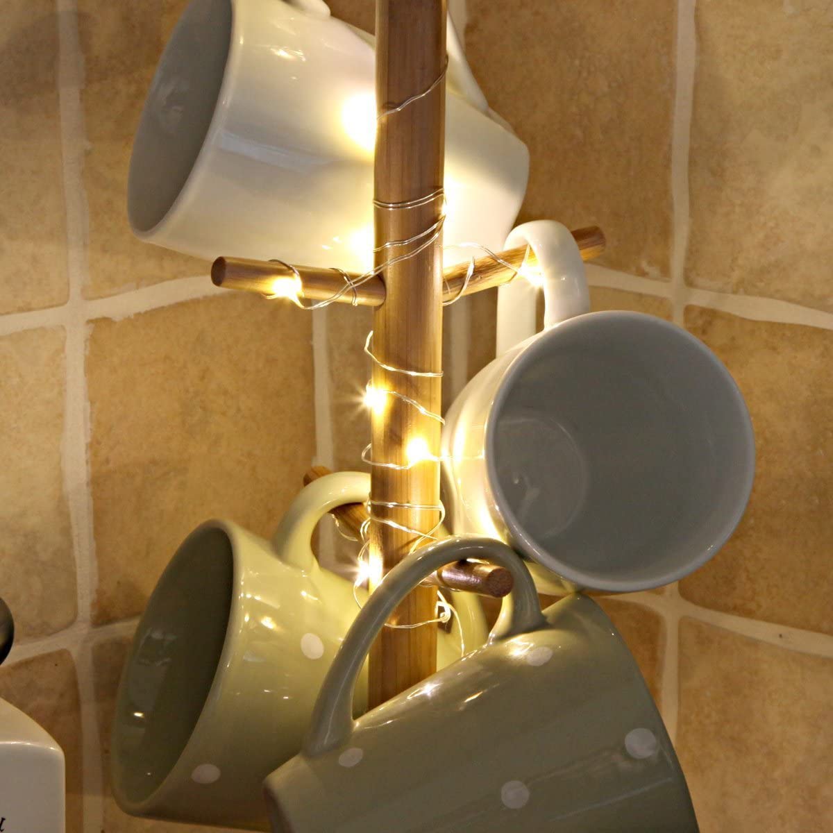 Elevate Your Room 50 LED Silver Copper Fairy Lights - Battery Operated