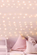 100 LED Silver Copper Fairy Light - Plug in