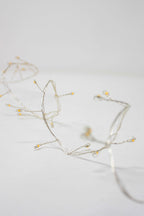 6.6' Long Silver Copper Cluster Fairy Light in Warm White Light