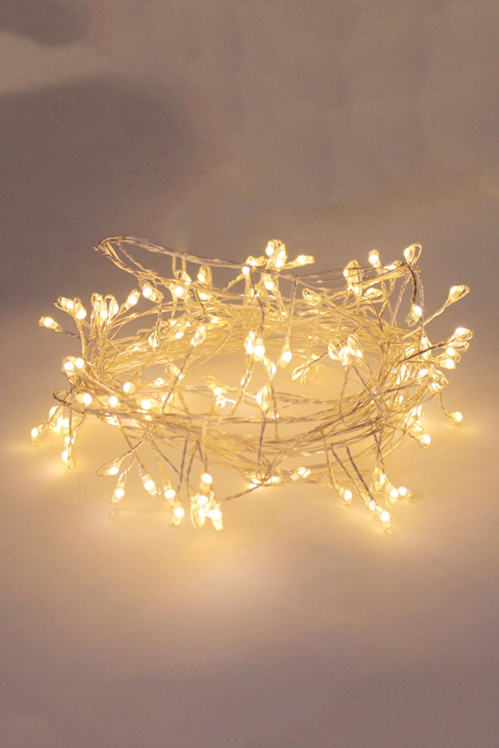 Magic Room decor Silver Copper Cluster Fairy Light in Warm White Light