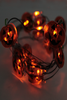 Halloween 20 LED Fairy Light Halloween Classic Orange Pumpkin – Battery Operated w/ Timer