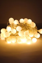Room Decor 50 LED 16ft Frosted Globe String Lights with Remote