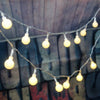 Indoor/Outdoor 50 LED 16ft Frosted Globe String Lights with Remote