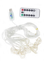 Room Lights 300 LED 9ftx9ft USB Fairy Curtain Fairy with Remote