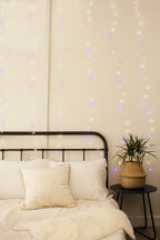 Wall Decor 300 LED 9ftx9ft USB Fairy Curtain Fairy Light with Remote
