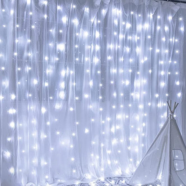 Frozen Theme 300 LED 9ftx9ft USB Fairy Curtain Fairy Light with Remote