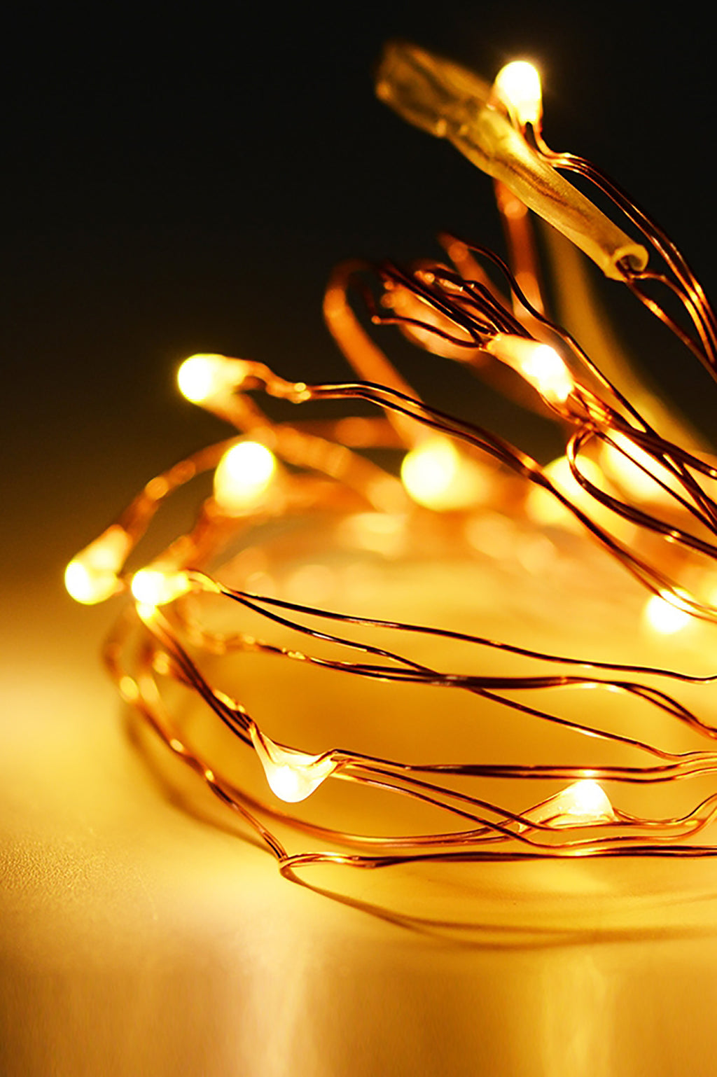 Multicolor 30 LED Silver Copper Fairy String Lights - Battery Operated