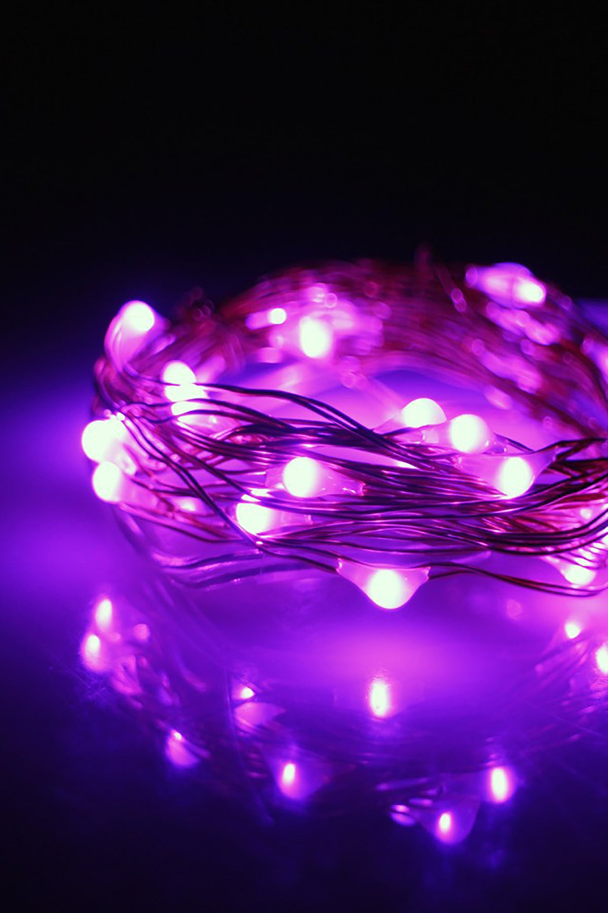 Christmas Theme 30 LED Silver Copper Fairy String Lights - Battery Operated