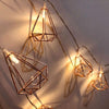 Cozy and Warm 10 LED Rose Gold Diamond String Fairy Lights - Battery Operated