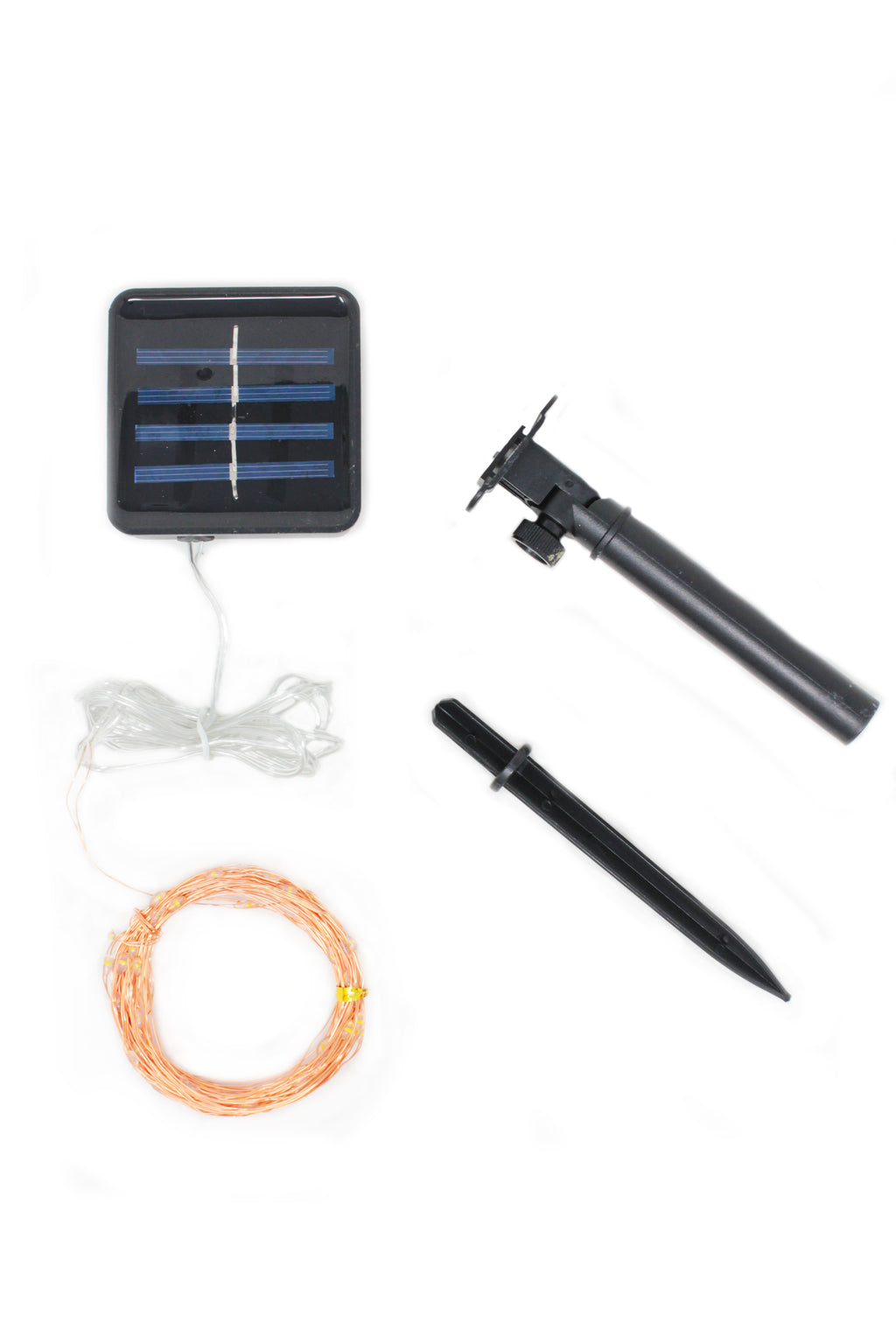 Packahe Details : Solar Powered, Holder and  100 LED Copper Wire Fairy Light 32'