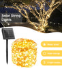 Indoor/Outdoor Solar Powered 200 LED 72ft Copper Wire Fairy Light 72' - 8 Light Modes