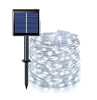 Cool White Solar Powered 200 LED 72ft Copper Wire Fairy Light 72' - 8 Light Modes