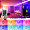 Complete Kit 300 LED 32ft Strip Lights with Remote- Multicolor -Brightness Adjustable