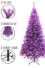 Purple Canadian Pine Tree- Home Holiday Decor
