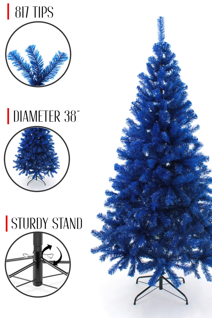 817 Tips 38' Diameter Blue Canadian Pine Christmas Tree