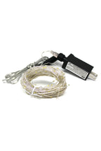 9' Long Silver Copper Branch Tree Lights - Plug in