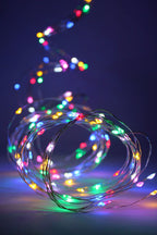 Multicolor Theme Silver Copper Branch Tree Lights - Plug in