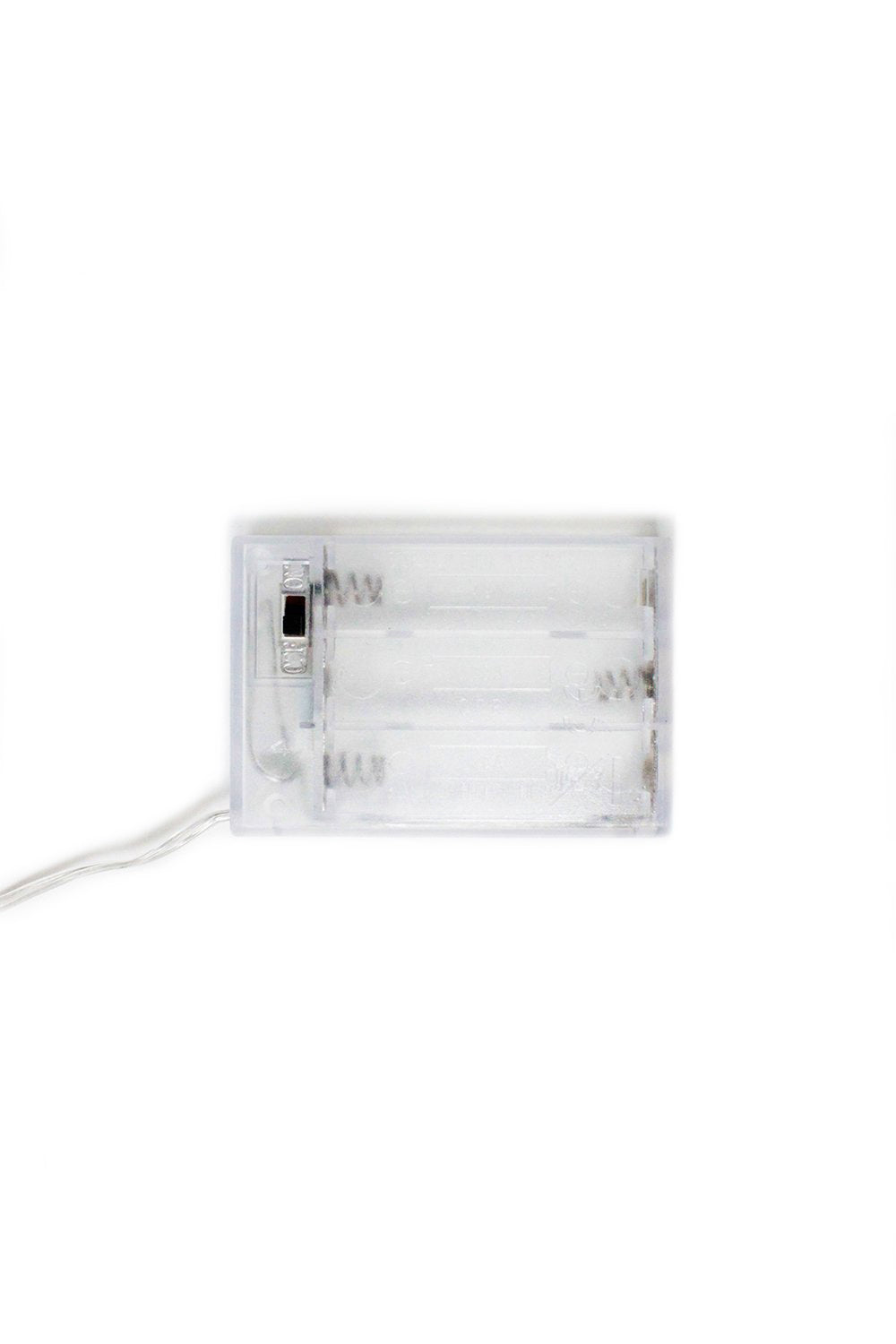 50 LED Silver Copper Fairy Lights - 3 AA  Battery Operated