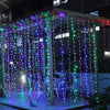 Indoor/Outdoor Home Decor 300 LED 9ft x 9ft Twinkling Curtain Lights Plug in