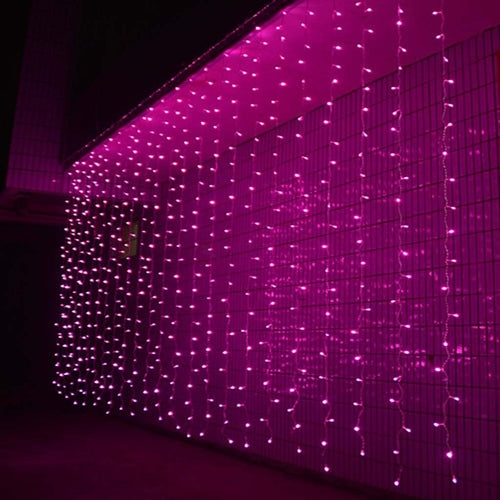 Barbie Theme 300 LED 9ft x 9ft Twinkling Curtain Lights Plug in