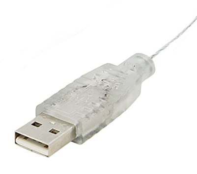 100 LED Silver Copper Fairy Lights - USB Room Decor 