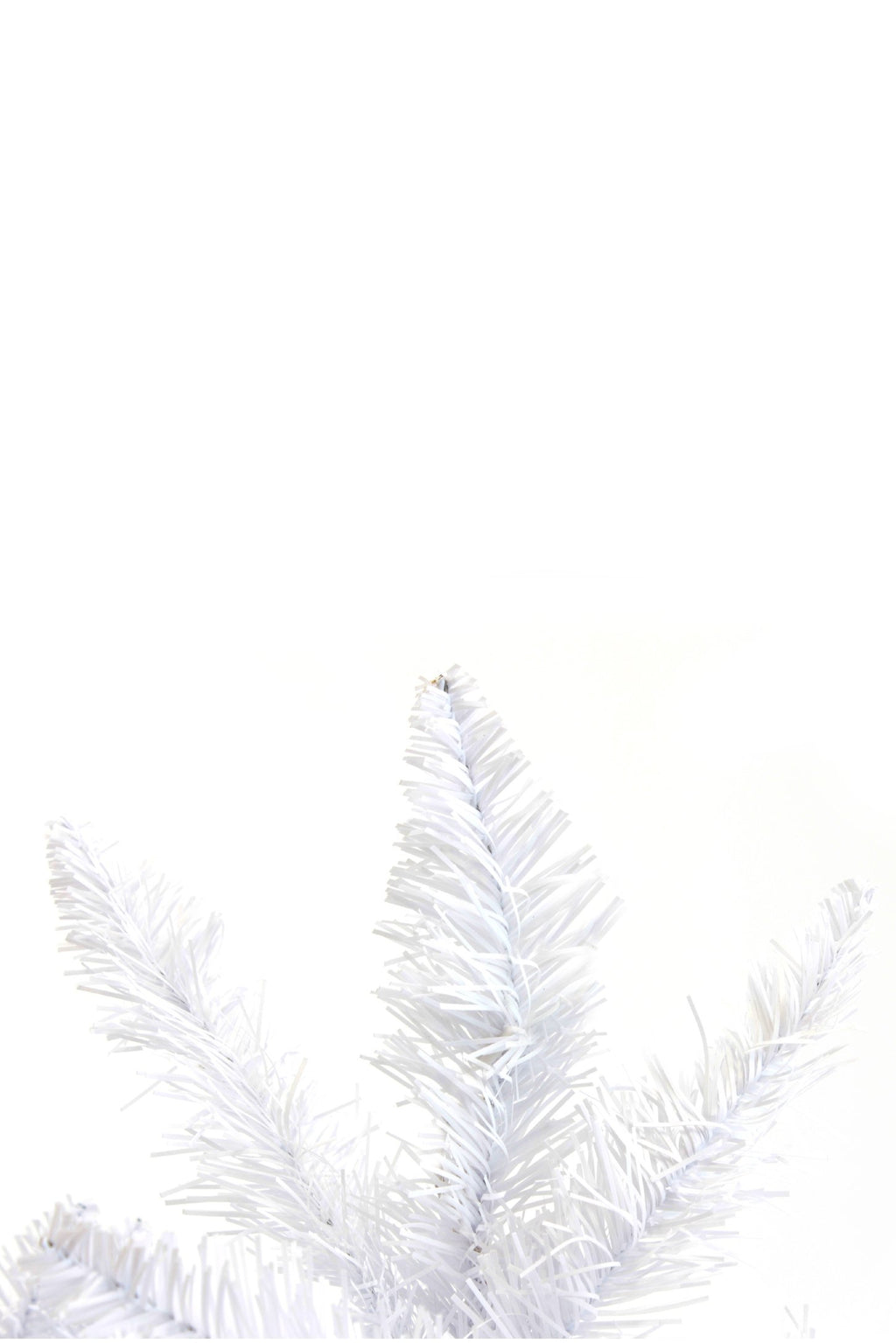 Snow White Spruce Tree with Metal Stand