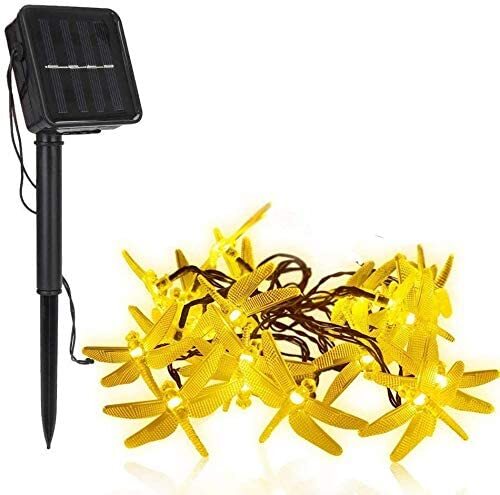 30 LED Solar Christmas String Light Dragonfly