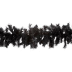 9' x 8" Artificial Christmas Garland - Black- Holiday Decor