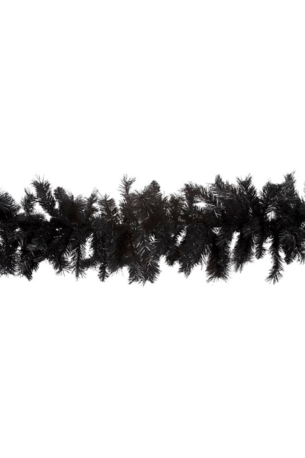 9' x 8" Artificial Christmas Garland - Black Theme