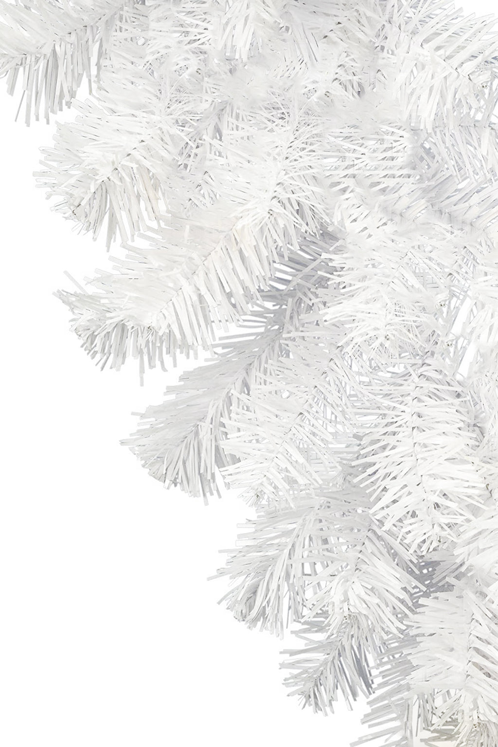 9' White Tapered Salem Pine Garland-Holiday Decoration 