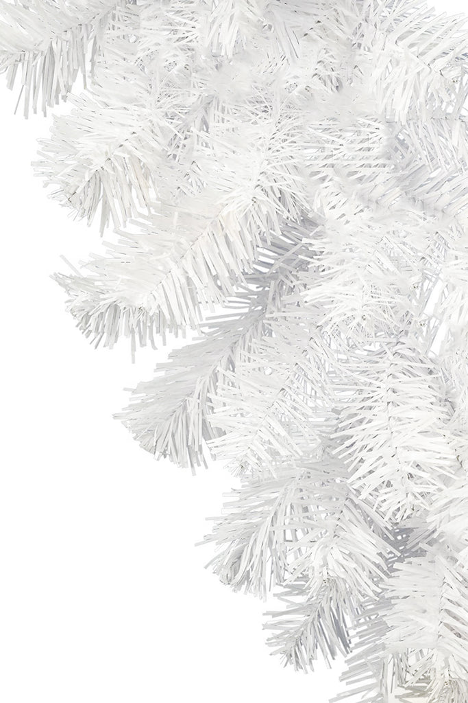 9' White Tapered Salem Pine Garland-Holiday Decoration 